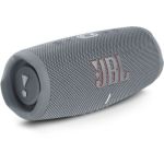 image produit JBL Charge 5 – Enceinte portable Bluetooth avec chargeur intégré – Son puissant et basses profondes – Autonomie de 20 hrs – Etanche à l’eau et à la poussière – Gris