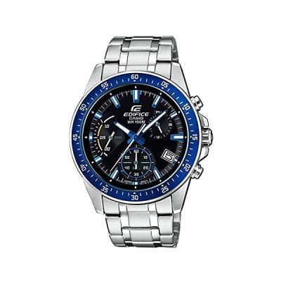 image Casio Hommes Chronographe Quartz Montre avec Bracelet en Acier Inoxydable