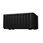 image produit Synology DS1821+ Boîtier NAS pour 8 DD 3.5/2.5p 2.2 GHz 64 bit QuadCore 4 Go 4LAN GB USB3.2 eSata Slot Pcie 2 Slots M.2 2280 NVMe