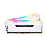image produit Corsair Vengeance CMW32GX4M2E3200C16W, Blanc, 2 x 16 Go
