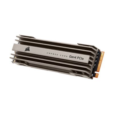 image Corsair MP600 CORE 4 To M.2 NVMe PCIe x4 Gen4 Disque SSD (Jusqu’à 4 950 Mo/s de lecture Séquentielle et 3 950 Mo/s d’écriture Séquentiellet, Interface Haut Débit, NAND QLC 3D) Aluminium