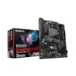 image produit GIGABYTE B550 Gaming X V2 Carte mère - Processeurs AMD Ryzen 5000, VRM 10+3 Phases, jusqu'à 4733 MHz DDR4, 1xPCIe 4.0 + 1xPCIe 3.0 M.2, LAN 1GbE, USB 3.2 Gen 2