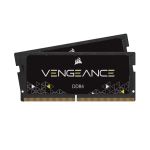 image produit Corsair Vengeance SODIMM 32Go (2x16Go) DDR4 3200MHz C22 Mémoire pour Ordinateur Portable/Notebook - Noir - livrable en France