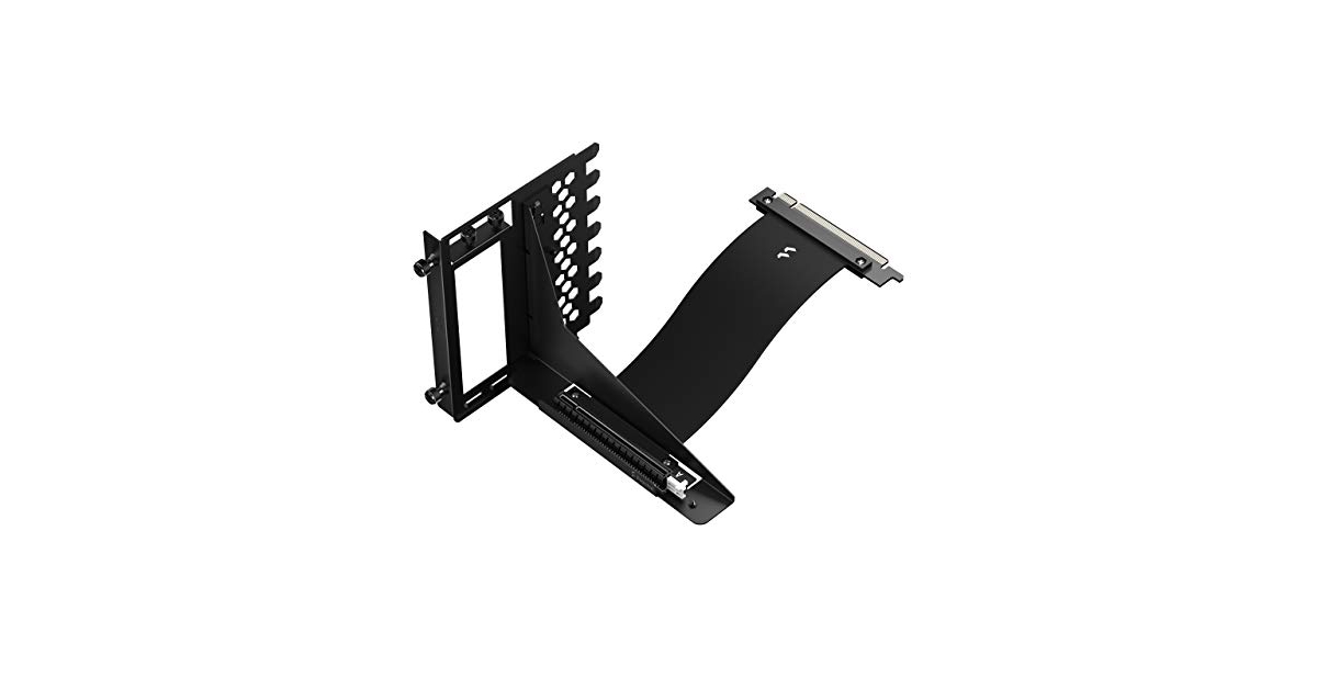 Fractal Design Flex B 20 PCIe Riser kabel met houder voor verticale montage van GPU's (20 cm), Vertical GPU, FD A FLX1 001