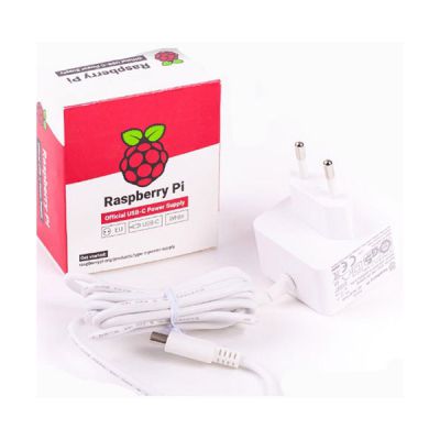 image RASPBERRY Alimentation USB-C 5.1V 3A - Blanc - pour Raspberry Pi 4 modèle B (1873421)