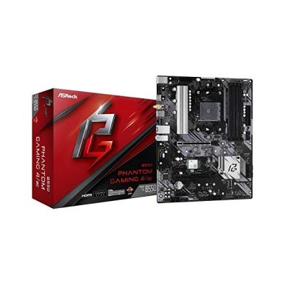 image Asrock B550 Phantom Gaming 4/AC AMD B550 Emplacement AM4 ATX