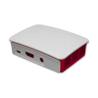 image Raspberry Pi blanc et framboise Case officiel pour le Raspberry Pi 3 Modèle B