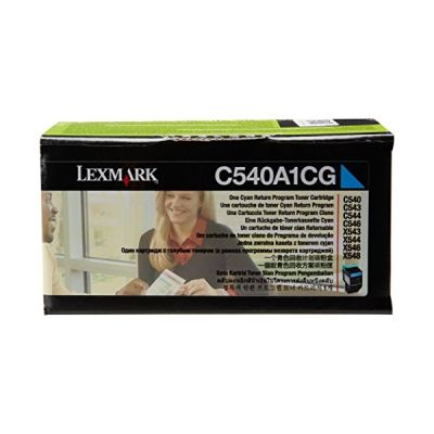 image Lexmark C540A1CG Cartouche de toner pour C540, C543, C544, X543, X544 Cyan