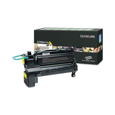 image Lexmark C792X1YG Cartouche laser pour Lexmark C792 Jaune