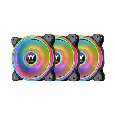 image Thermaltake Riing Quad 14 RGB Boitier PC Ventilateur 14 cm Noir