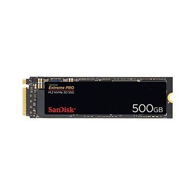 image Disque SSD SanDisk Extreme PRO 3D M.2 NVMe 500 Go