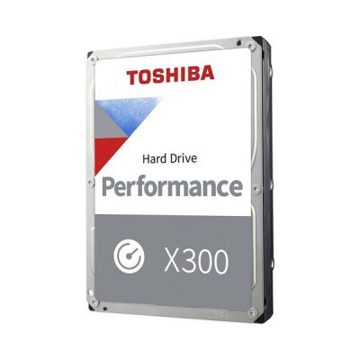 image Disque Dur Interne Desktop 3,5'' X300 Toshiba SATA 4Tb. Haute performance, 256 Mo de cache, 7200RPM, CMR, Garantie 2 ans (HDWE140UZSVA)