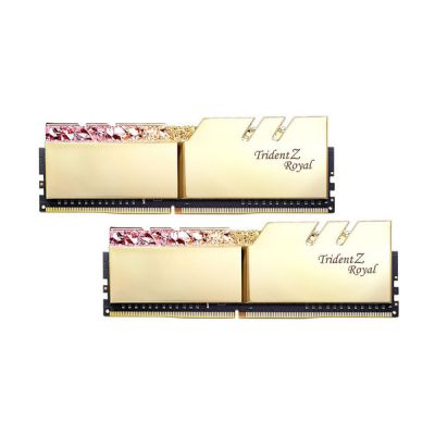 image DDR4 G.Skill Trident Z Royal Or - 16 Go (2 x 8 Go) 4000 MHz - CAS 17