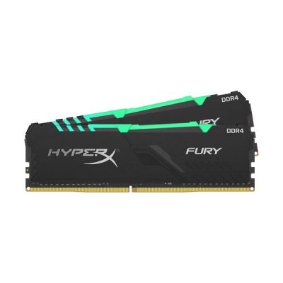image HyperX Fury (HX437C19FB3AK2/32) Mémoire RAM 3733MHz DDR4 CL19 DIMM 32GB (Kit 2x16GB) RGB