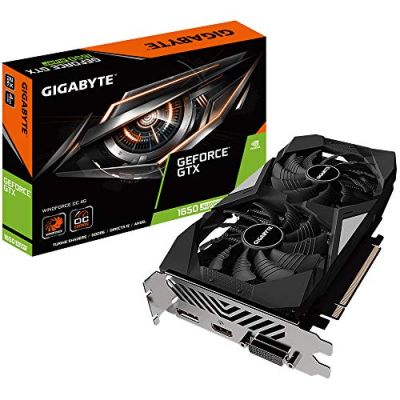 Gigabyte GeForce GTX 1650 Super Windforce OC 4G (4 Go GDDR6/PCI Express 3.0/1755 MHz/12000 MHz)