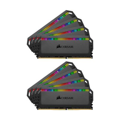 image DDR4 Corsair Dominator Platinum RGB - 64 Go (8 x 8 Go) 4000 MHz - CAS 19