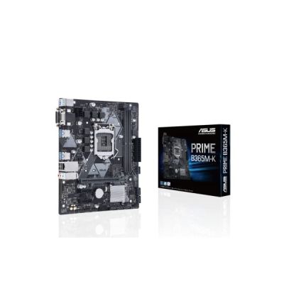 image ASUS Prime B365M-K LGA 1151 (Emplacement H4) Micro ATX - Cartes mères (DDR4-SDRAM, DIMM, 2133, 2400, 2666 MHz, Dual, 32 Go, Intel)