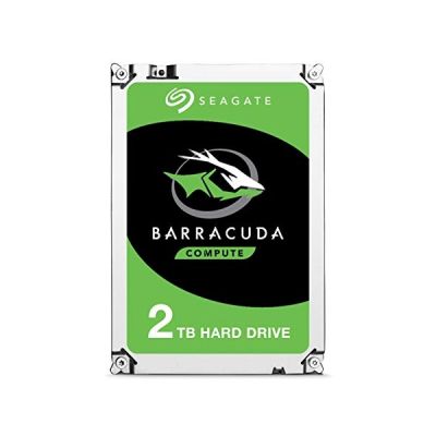 Seagate BarraCuda 2 To, Disque dur interne HDD – 3,5 pouces SATA 6 Gbit/s 7 200 tr/min, 256 Mo de mémoire cache – Ouverture facile (ST2000DM008)
