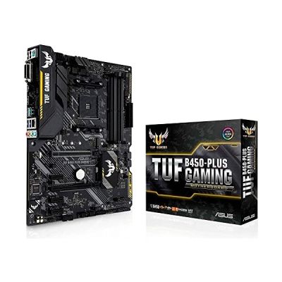 ASUS TUF B450-PLUS Gaming AM4 B450 USB3.1 M.2 SATA 6GB/S - Motherboard - AMD Socket AM4 (Ryzen)