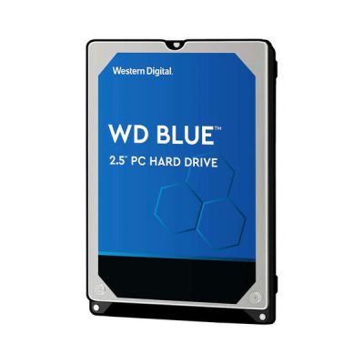 image WD Blue Disque Dur Mobile Interne de 500 Go (6 mm de Hauteur 5400 tr/min SATA 6 Gb/s 8 Mo de Mémoire Cache 6,4 cm 2,5 pouces) Conforme RoHS Interne