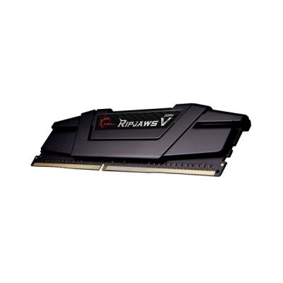image Barrette mémoire 16Go DIMM DDR4 G.Skill Compatible RipJaws V PC4-25600 (3200 MHz) (Noir)