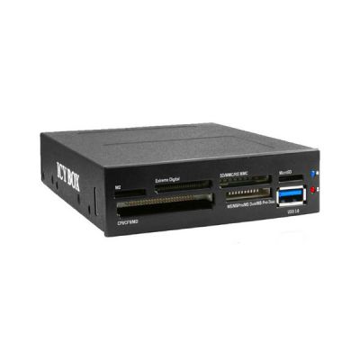 image Icybox IB-865-B Lecteur de carte 3.5'' USB 3.0 Noir