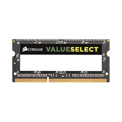 image Corsair Value Select SODIMM 4Go (1x4Go) DDR3 1333MHz C9 Mémoire pour Ordinateur Portable/Notebook - Noir CMSO4GX3M1A1333C9