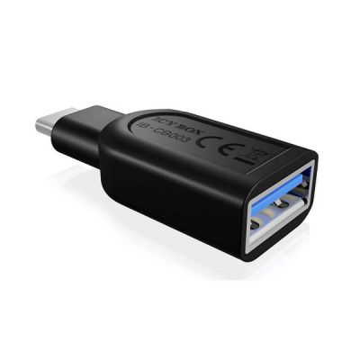 image ICY BOX USB 3.0 C - USB 3.0 A Noir