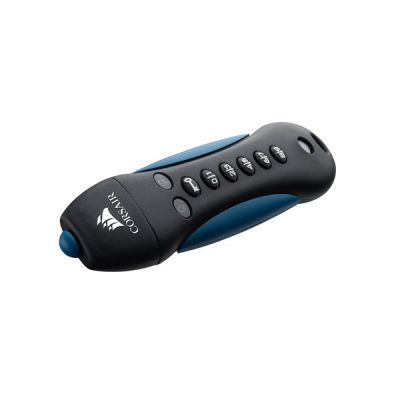 image Corsair Padlock 3 64GB 64Go USB 3.0 (3.1 Gen 1) Type A Noir, Bleu lecteur USB flash - lecteurs USB flash (64 Go, USB 3.0 (3.1 Gen 1), Type A, Casquette, Noir, Bleu, 150 g)