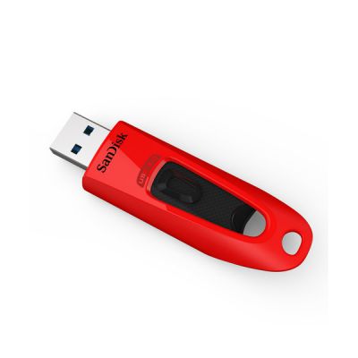 image SanDisk Ultra 64 Go, Clé USB 3.0, avec une vitesse de lecture allant jusqu'à 130 Mo/s, Rouge