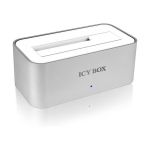 image produit Icy Box IB-111StU3-WH Station d'accueil pour Disque Dur 2.5" et 3.5'' SATA USB 3.0