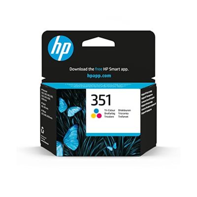 image HP 351 Cartouche d'Encre Trois Couleurs Authentique (CB337EE)