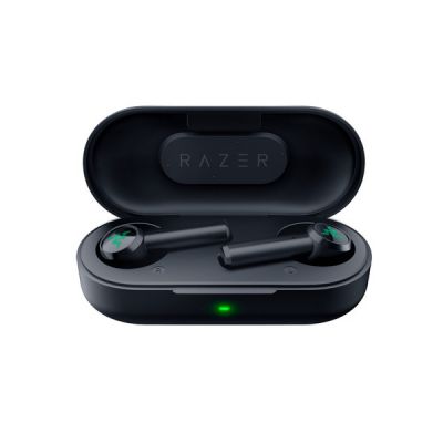 image Razer Hammerhead True Wireless - Casque Bluetooth 5.0, écouteurs sans Fil avec Connexion à Faible Latence, Pilotes optimisés 13 mm et Basses augmentées - Mercury/White