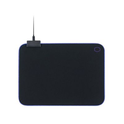 image Cooler Master - MP750 - Tapis de Souris Gaming souple RGB - Taille M - 470 x 350 x 3 mm – Résistant à l'eau/transpiration - Base Anti-Dérapante - Noir