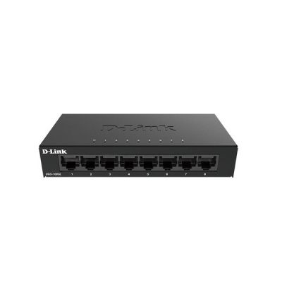 image D-Link DGS-108GL Non-géré Gigabit Ethernet (10/100/1000) Noir