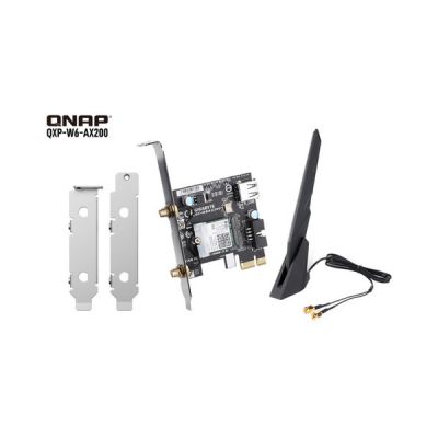 image QNAP QXP-W6-AX200 - Wireless Wi-FI 6 Network Card - Upgrade to 802.11ax High-Speed Wireless connectivity