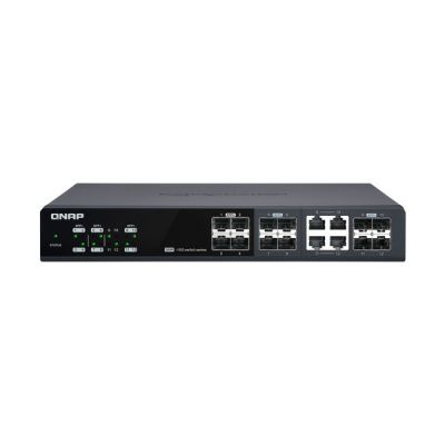 image QNAP Systems QSW-M1204-4C Managed Switch 12P