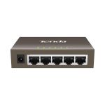 image produit Tenda 5 Port Gigabit Metal Ethernet Switch, 10/100/1000Mbps Gigabit Switch, Auto MDI/MDX, Plug and Play, Silent Fanless Switch, 5 Port Rj45 Switch for Home and Office (TEG1005D)