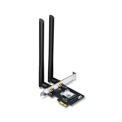 image TP-Link Carte WiFi PC Archer T5E PCI Express (PCIe) Adaptateur WiFi bi-bande AC 1200 Mbps, 867 Mbps sur 5 GHz et 300 Mbps sur 2,4 GHz, Antennes détachables, Bluetooth 4.0