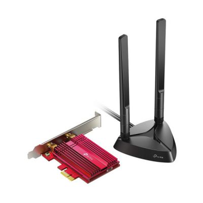 image TP-Link WiFi 6 Carte WiFi PCIe AX3000, Archer TX3000E, Adaptateur Bi-bande Bluetooth 5.3 avec 2 antennes multidirectionnelles, Intel AX200, Support Windows 11/10(64-bit), Ideal pour Gaming