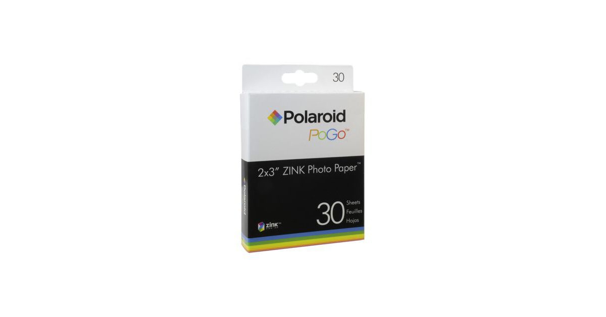 POLAROID Z2X330 Cartouche de Papier film Zink - Pack de 30 films