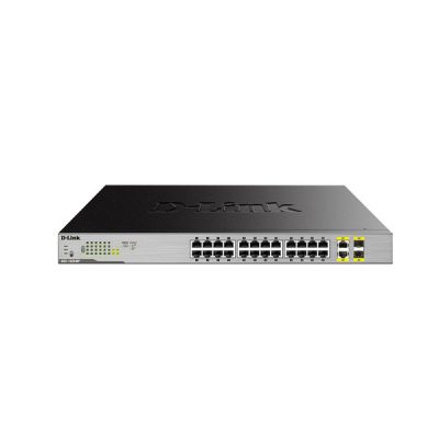 image D-Link DGS-1026MP Switch Web Manageable 26 Ports Gigabit POE+ 10/100/1000mbps - Idéal pour Entreprise Administration et Réseaux Gérés