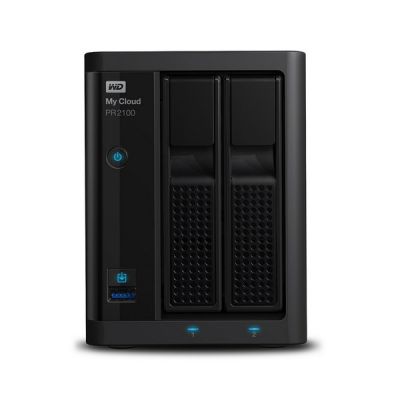 image WD Boitier My Cloud Pro PR2100 Pro Serie 2-Bay Network Attached Storage - NAS - WDBBCL0000NBK-EESN