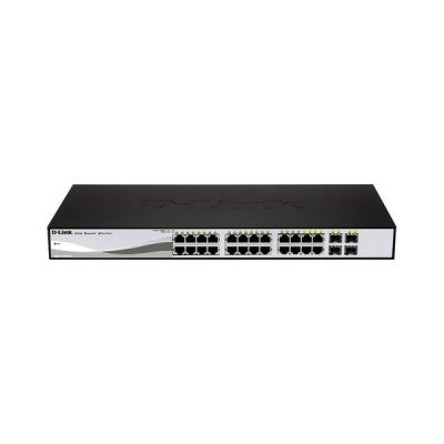 image D-Link DGS-1210-24 Switch Smart Web Manageable 24 Ports Gigabit 10/100/1000mbps - Idéal pour Entreprise Administration et Réseaux Gérés