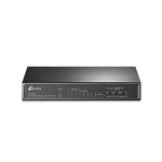 image produit TP-Link Switch PoE (TL-SF1008P V7) 8 Ports 10/100M, 4 Ports PoE+, 66W pour Tous Les Ports PoE, Boitier Métal, Installation faciles, idéal pour créer Un réseau de Surveillance Polyvalent et fiable