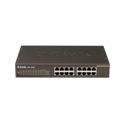 image D-Link DES-1016D Switch 16 Ports Ethernet 10/100mbps - Idéal Partage de Connexion et Mise en Réseau Small/Home Office