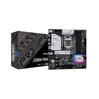 image ASRock Z590M Pro4 Intel Z590 LGA 1200 Micro ATX Noir