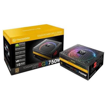 image Thermaltake Toughpower Grand RGB unité d'alimentation d'énergie 750 W 24-pin ATX ATX Noir