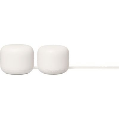 image GOOGLE Nest WIFI 2PK M+V : Routeur + Point 2PK - Blanc