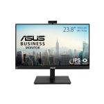 image produit ASUS BE24EQSK - Ecran PC 23,8'' FHD avec webcam rotative 2MP et micro - Dalle IPS - 16:9 - 1920x1080 - 300cd/m² - 60Hz - 5ms - DP, HDMI, VGA - Haut-parleurs - Ajustement hauteur et pivot